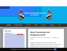 Tablet Screenshot of dorfgemeinschaft-fischenich.de